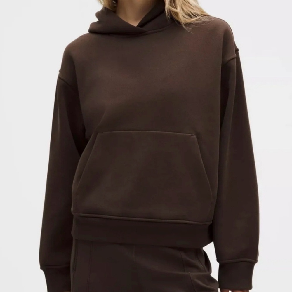 NWT XXS lululemon Women’s Steady State Oversized Hoodie (Walnut Crunch)